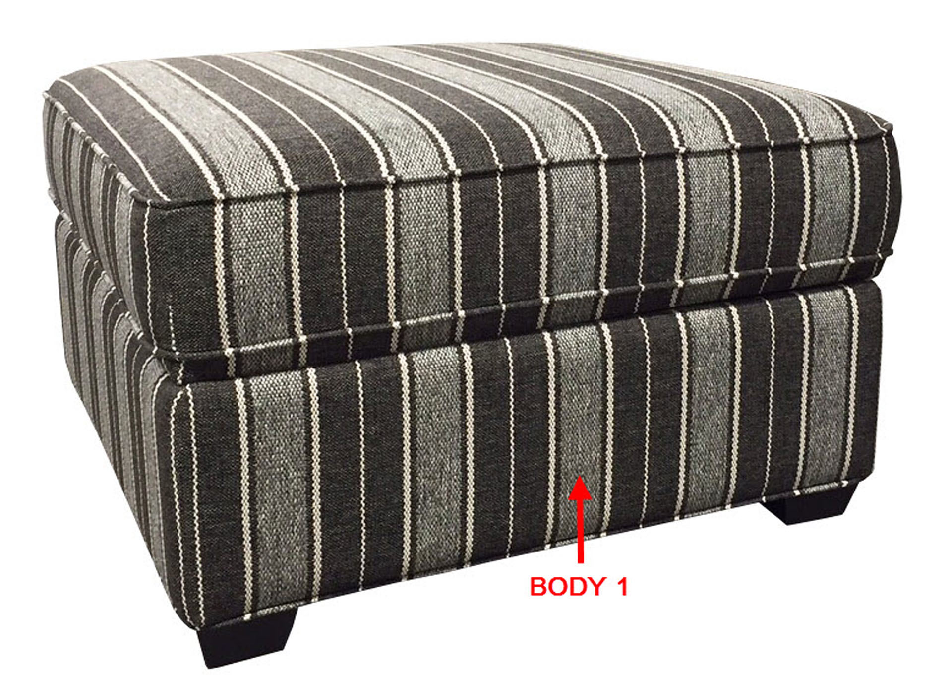 Performance Sm. Square Ottoman,Stanton