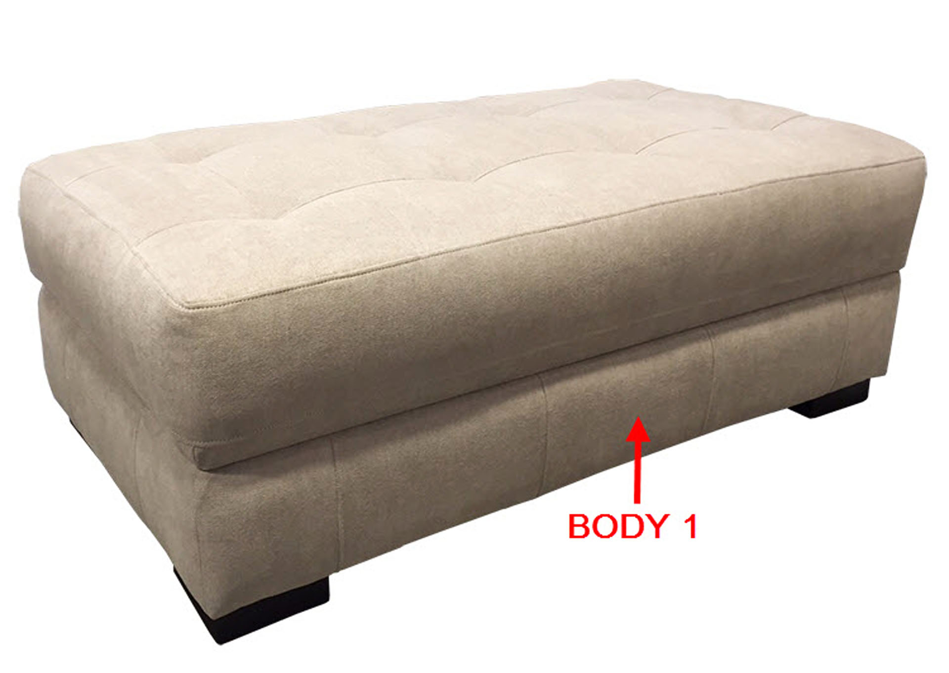Performance Rectangular Cocktail Ottoman,Stanton