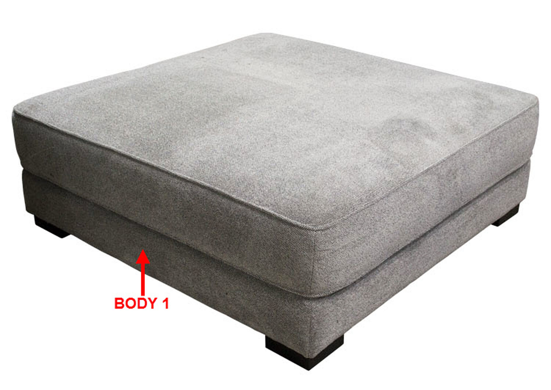 Value Selection XL Square Cocktail Ottoman,Stanton