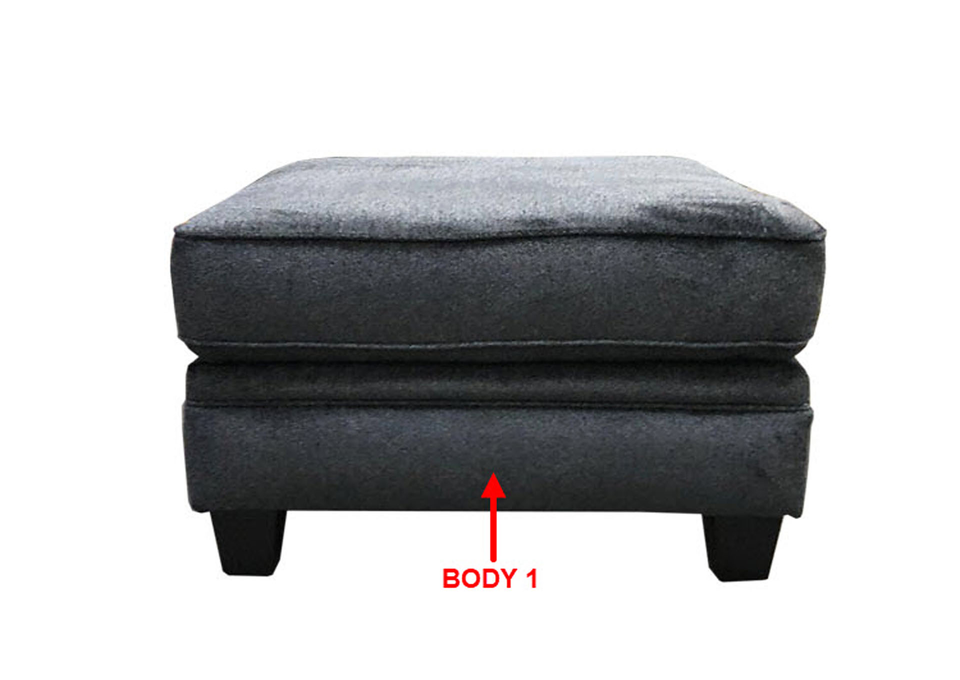 Performance Sm. Square Ottoman,Stanton