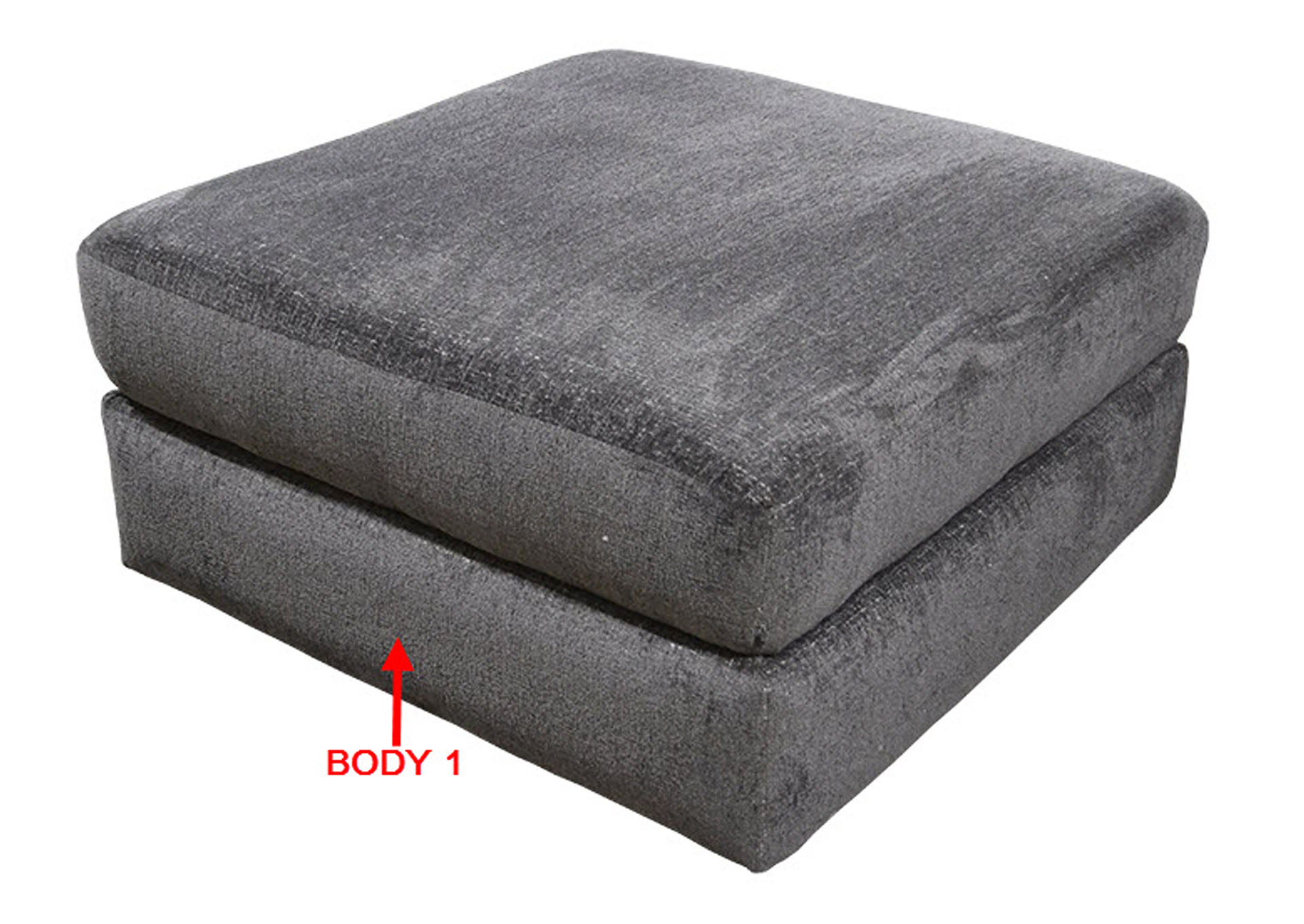 Performance Square Cocktail Ottoman,Stanton