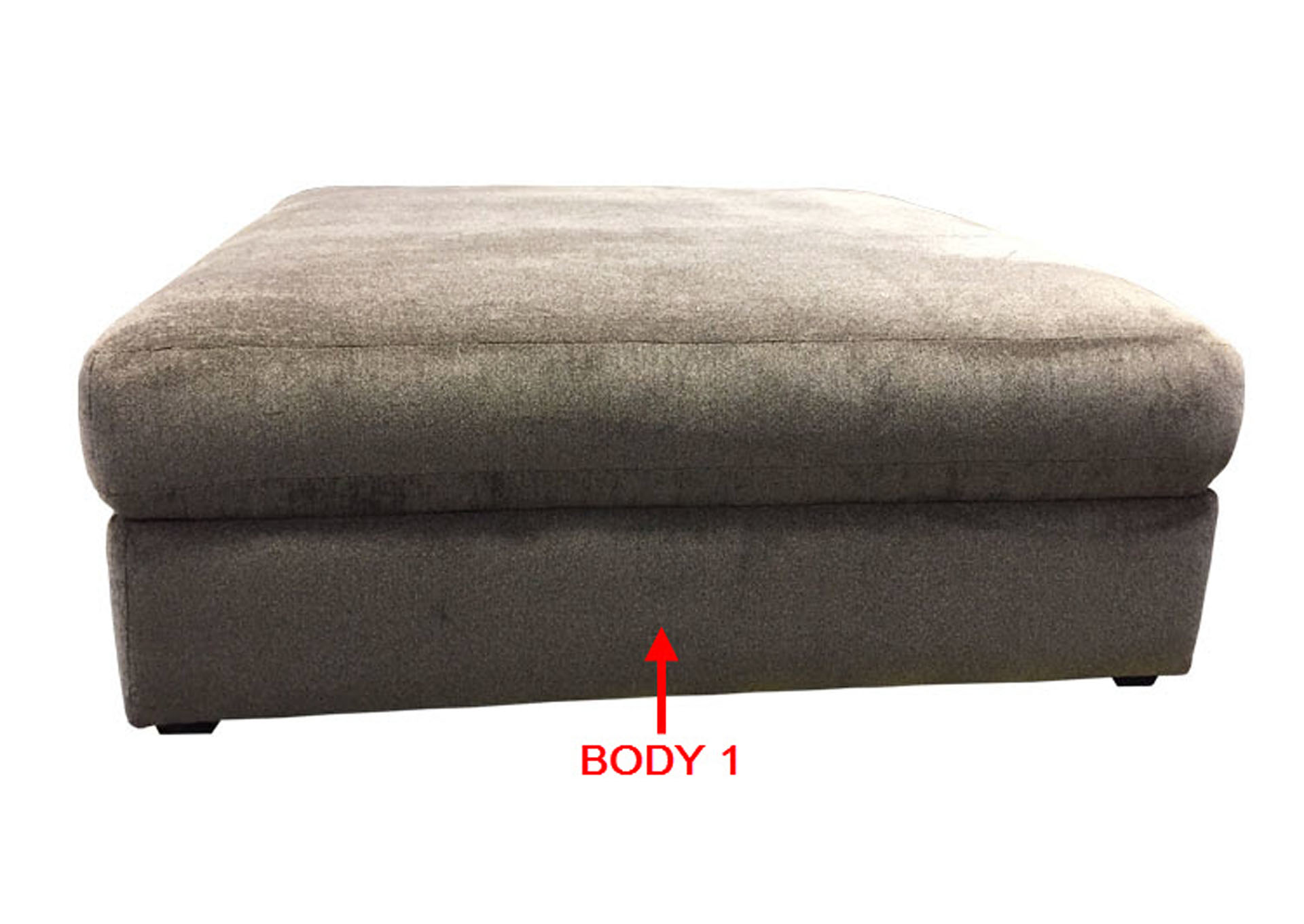 Performance XL Square Cocktail Ottoman,Stanton