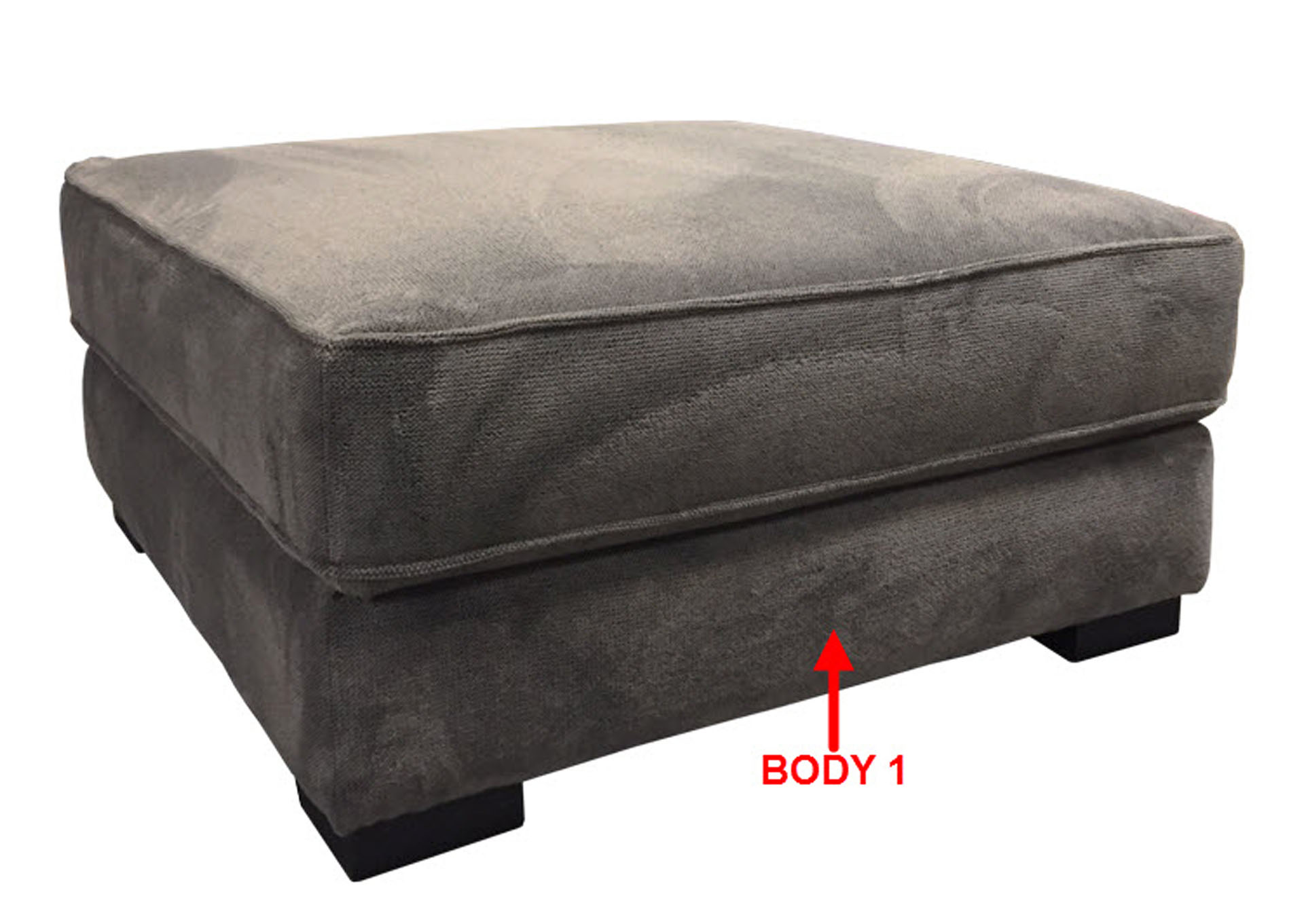 Performance Square Cocktail Ottoman,Stanton