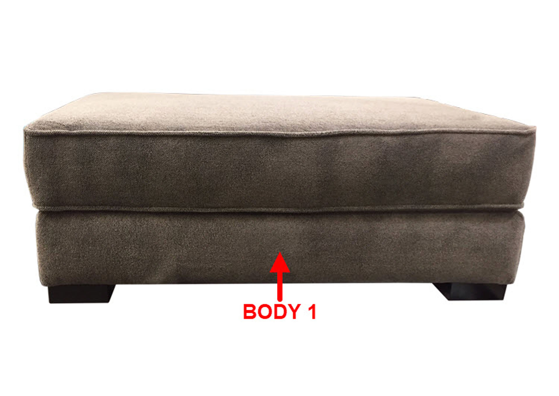 Performance Rectangular Cocktail Ottoman,Stanton