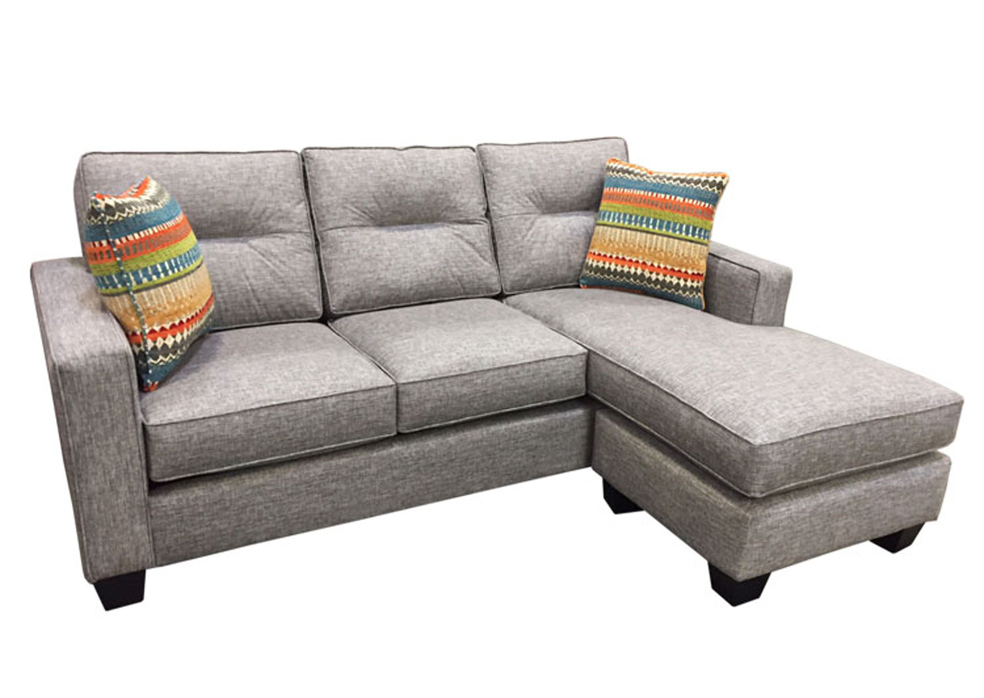 Performance Fabric Sofa Chaise Qn Slpr w/Stor Gel w/ 2 Pillows,Stanton