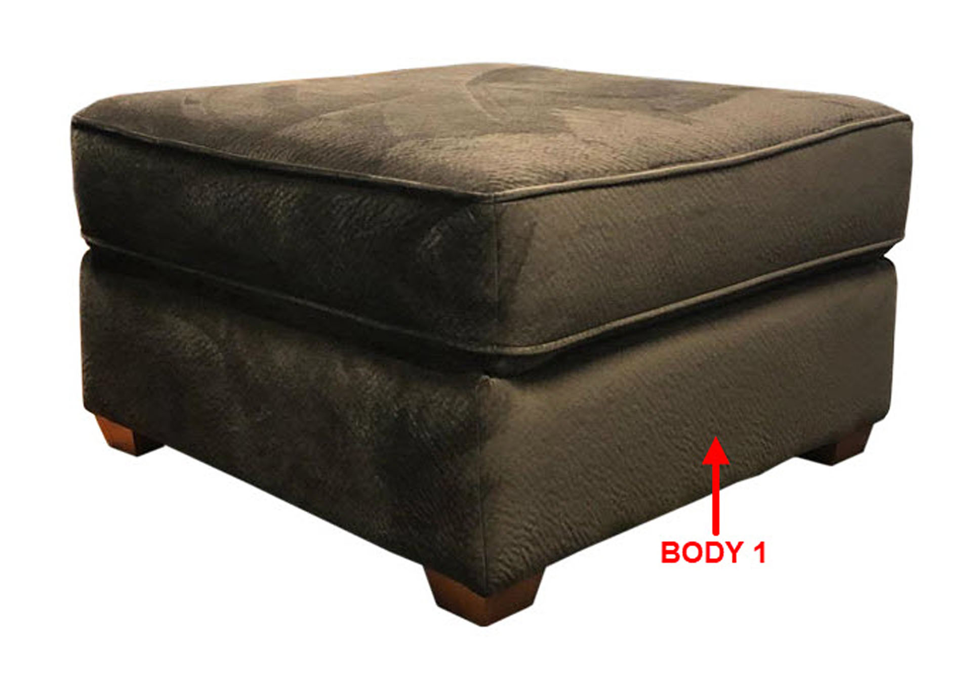 Performance Sm. Square Ottoman,Stanton