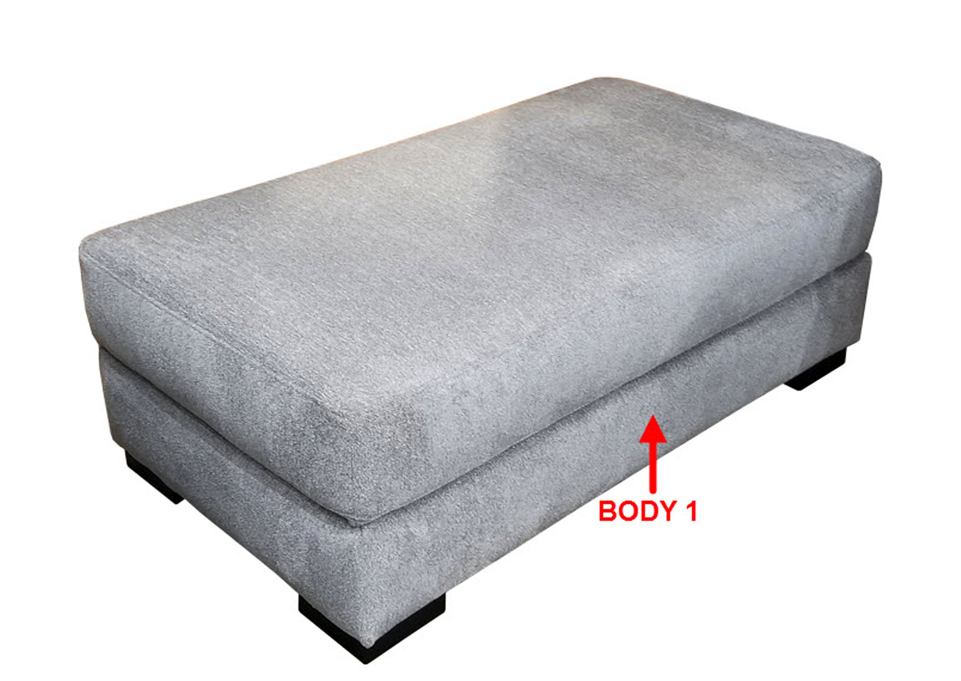 Performance Rectangular Cocktail Ottoman,Stanton