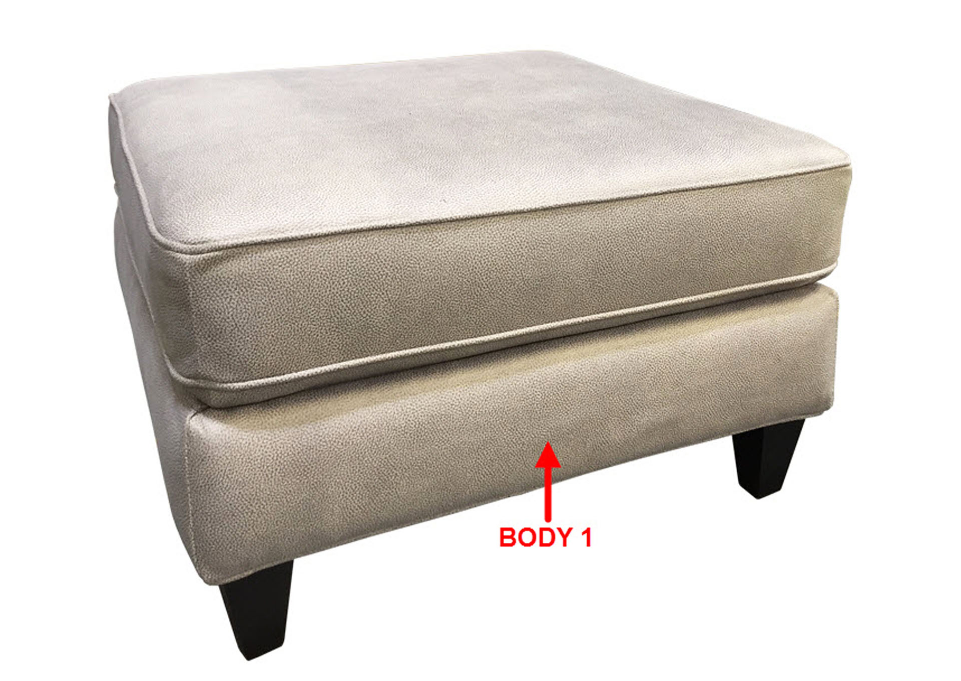 Performance Sm. Square Ottoman,Stanton