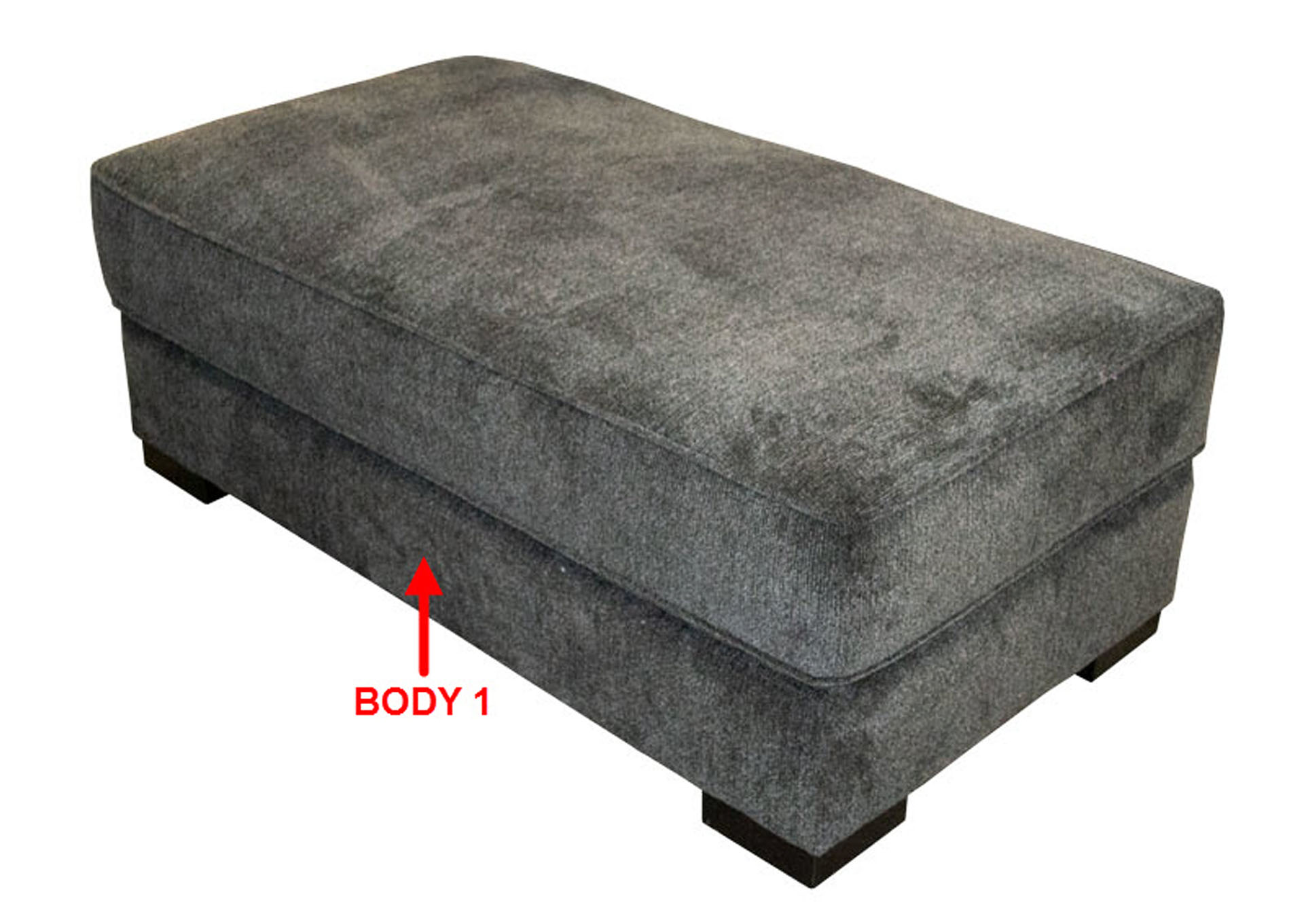 Performance Rectangular Cocktail Ottoman,Stanton