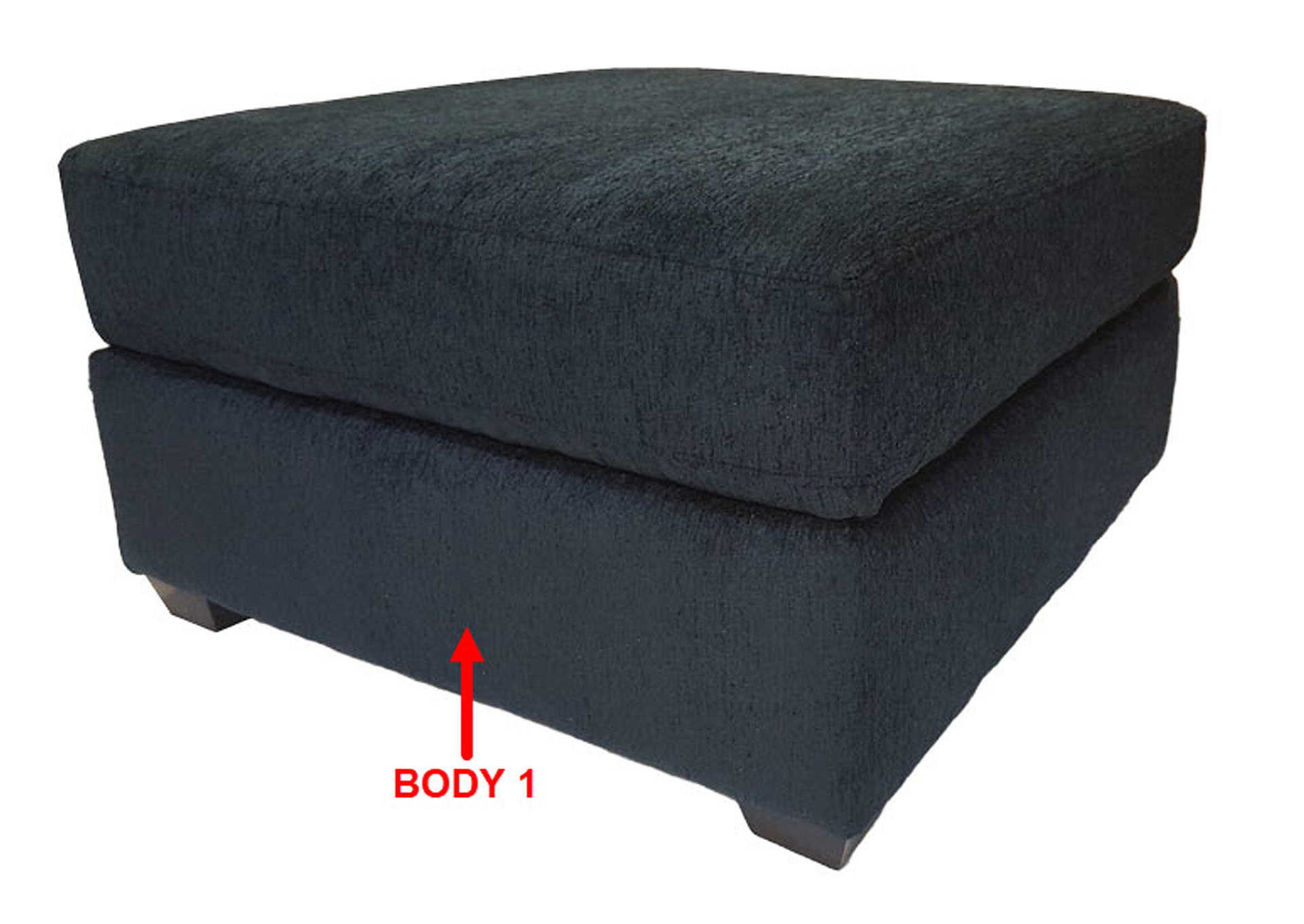 Performance Sm. Square Ottoman,Stanton