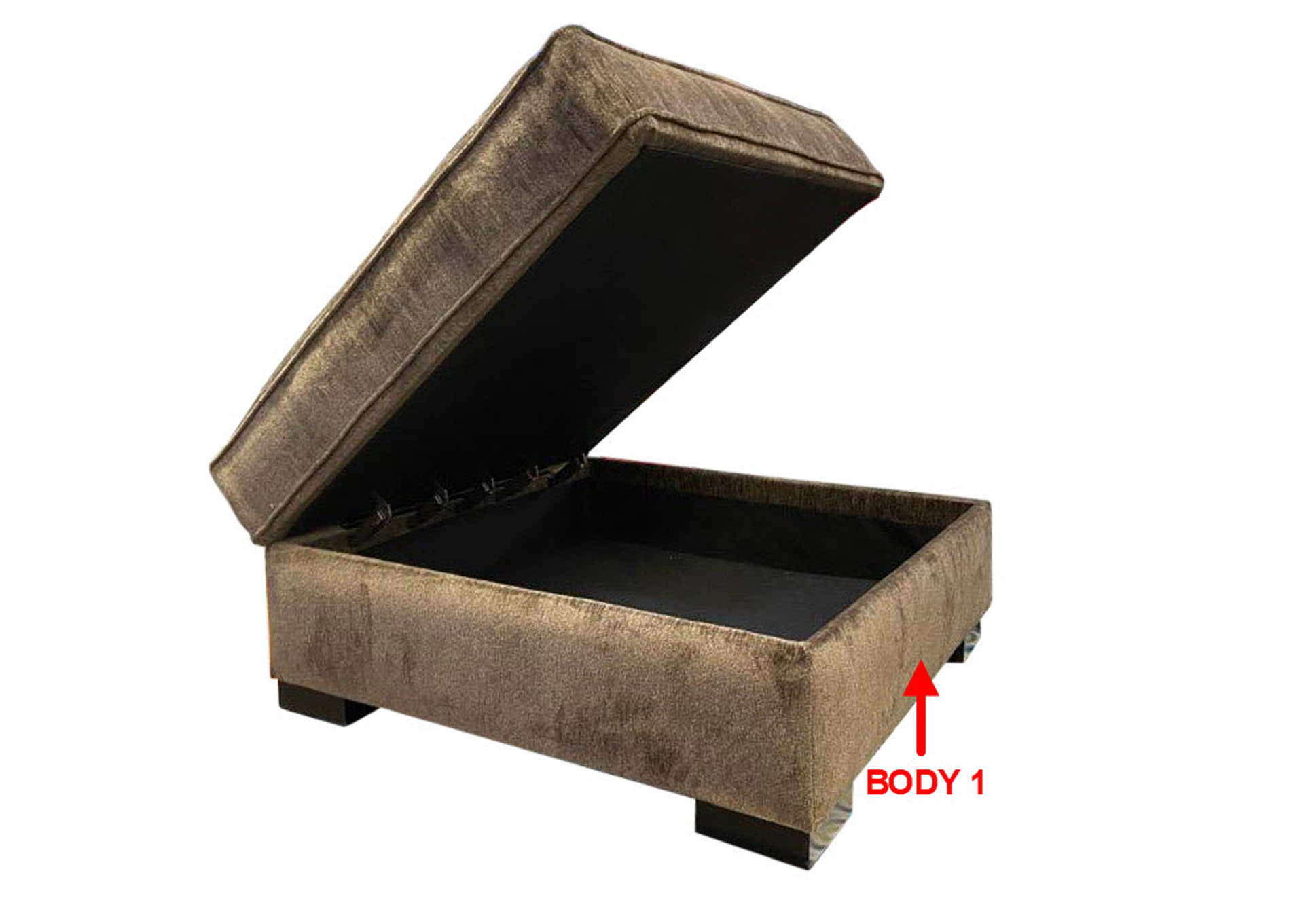 Value Selection Square Storage Ottoman,Stanton