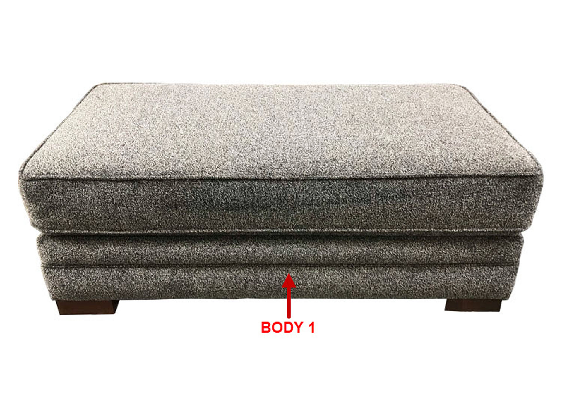 Performance Rectangular Cocktail Ottoman,Stanton