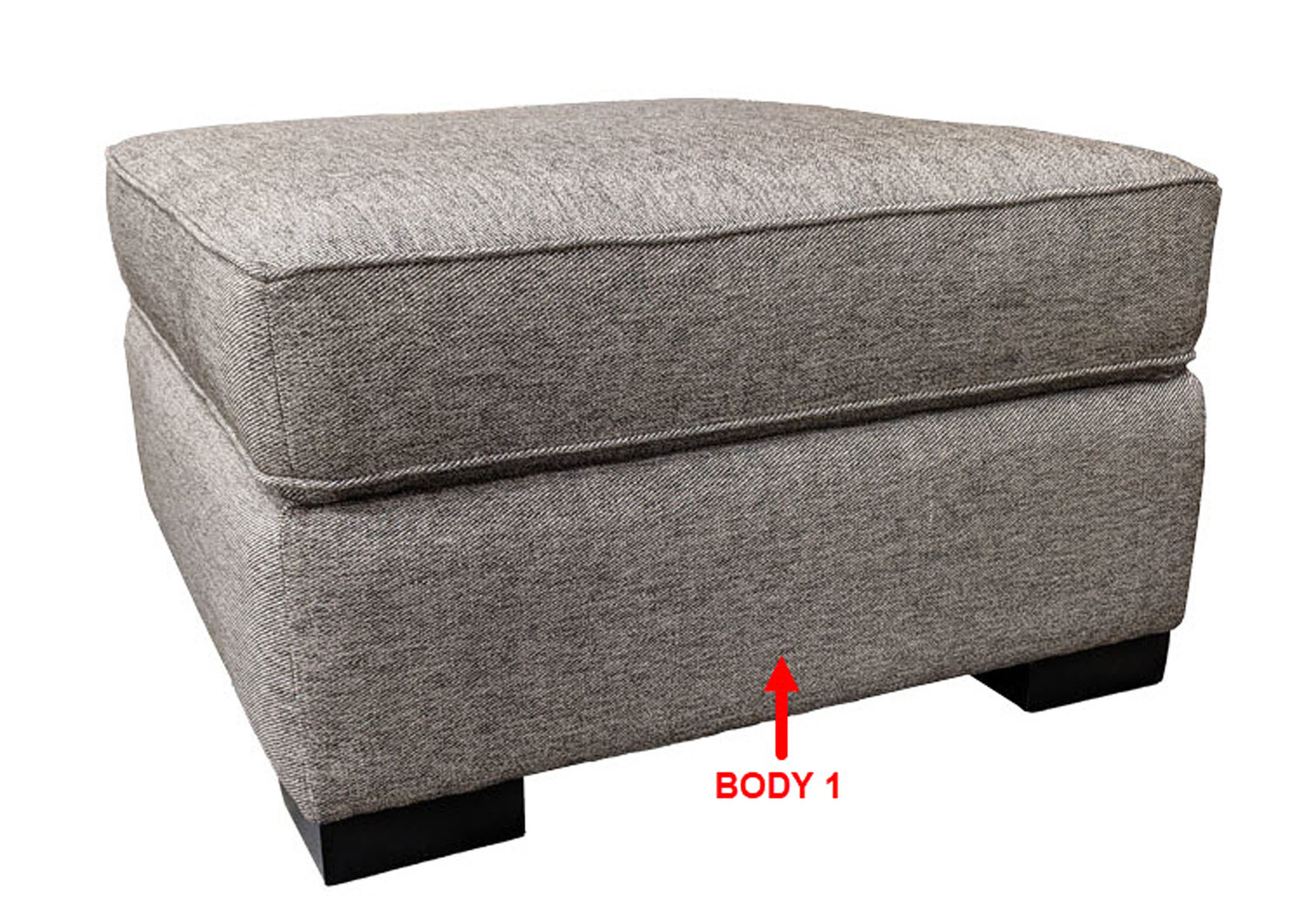 Performance Sm. Square Ottoman,Stanton