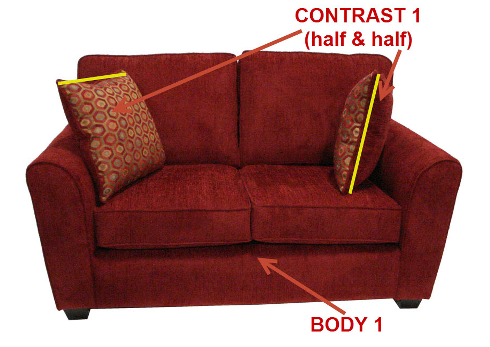 Value Selection Loveseat w/ 2 Pillows,Stanton