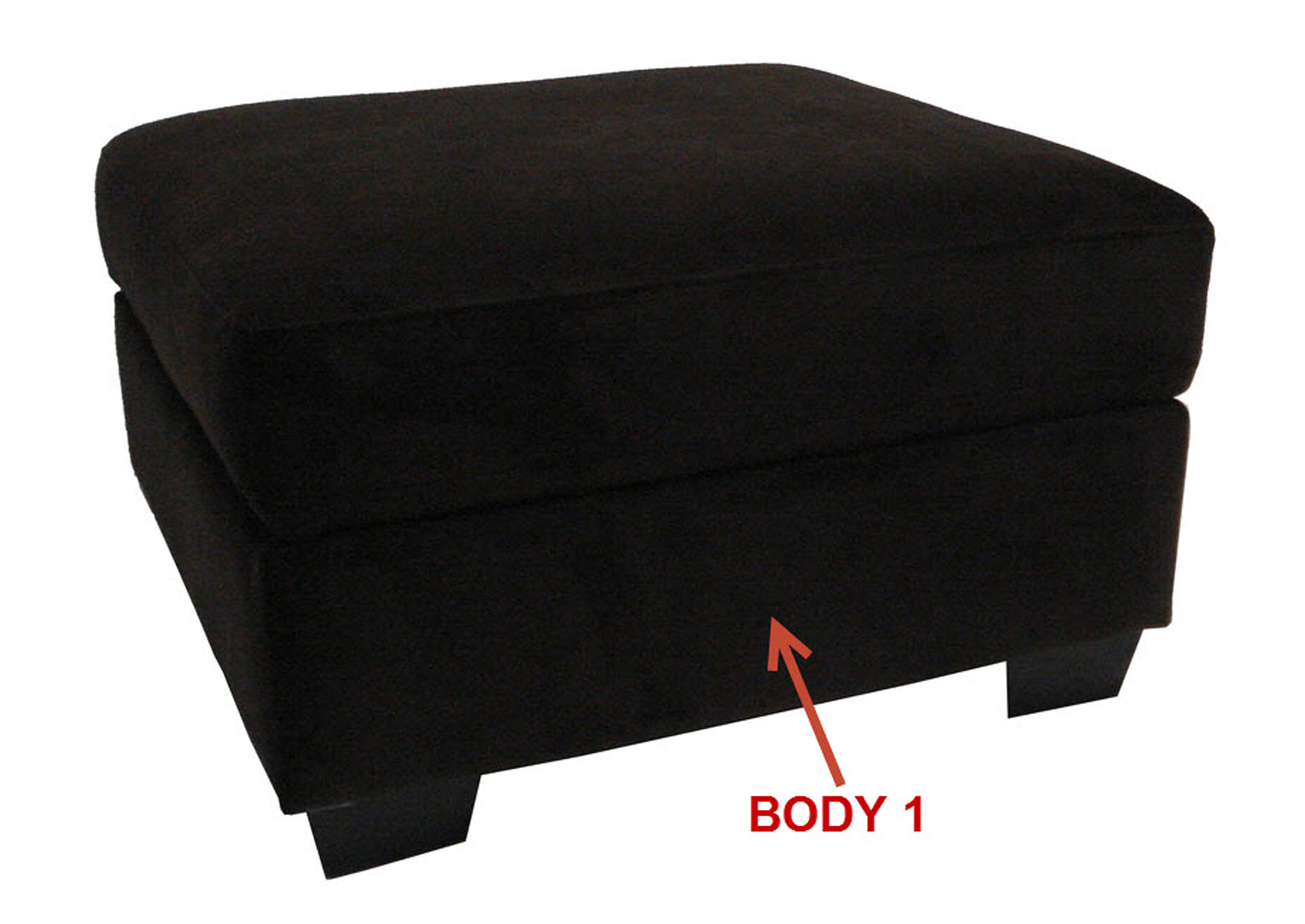 Performance Square Cocktail Ottoman,Stanton