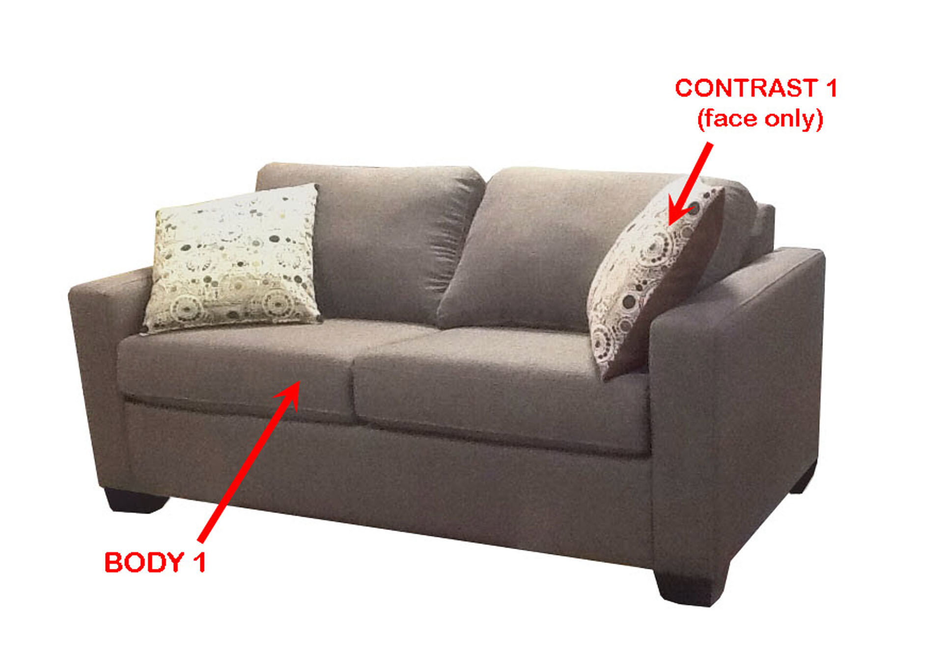 Performance Full Fabric Sleeper Sofa Gel w/ 2 Pillows,Stanton