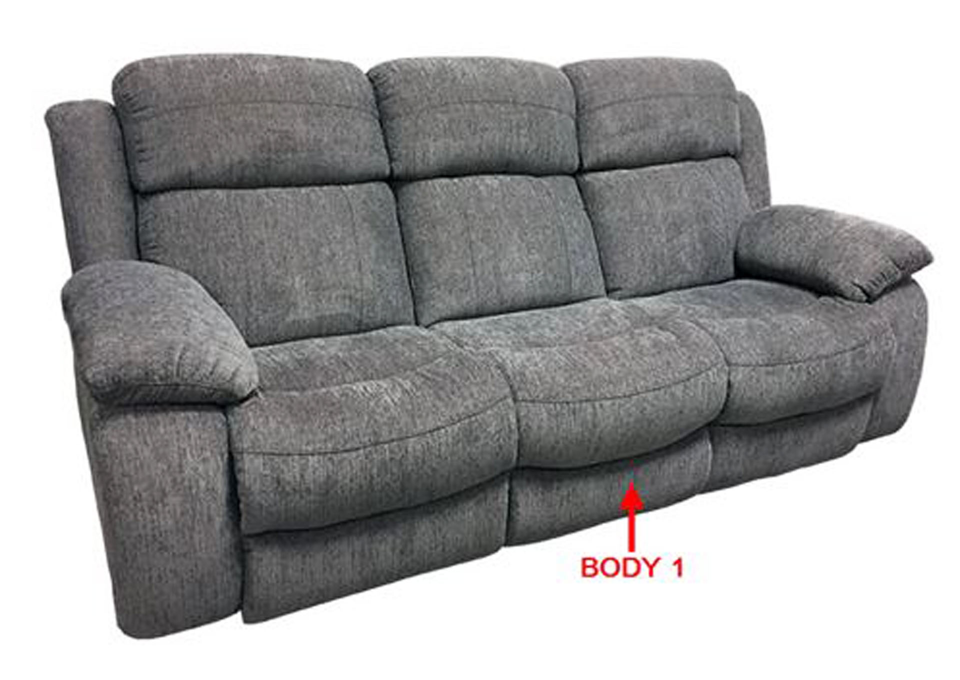 Performance Recl. Fabric Sofa,Stanton