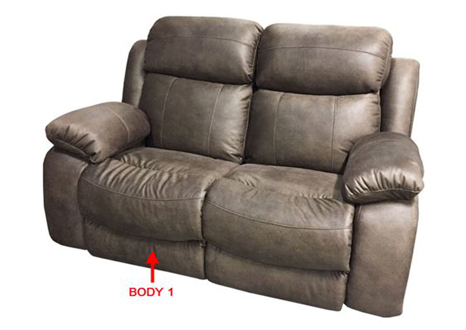 Performance Recl. Loveseat,Stanton