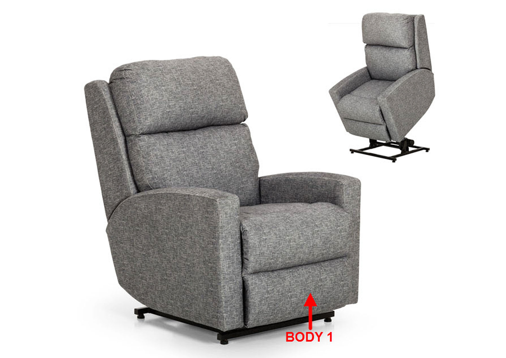 Value Selection Pwr HR/Lumbar Lift Chair,Stanton