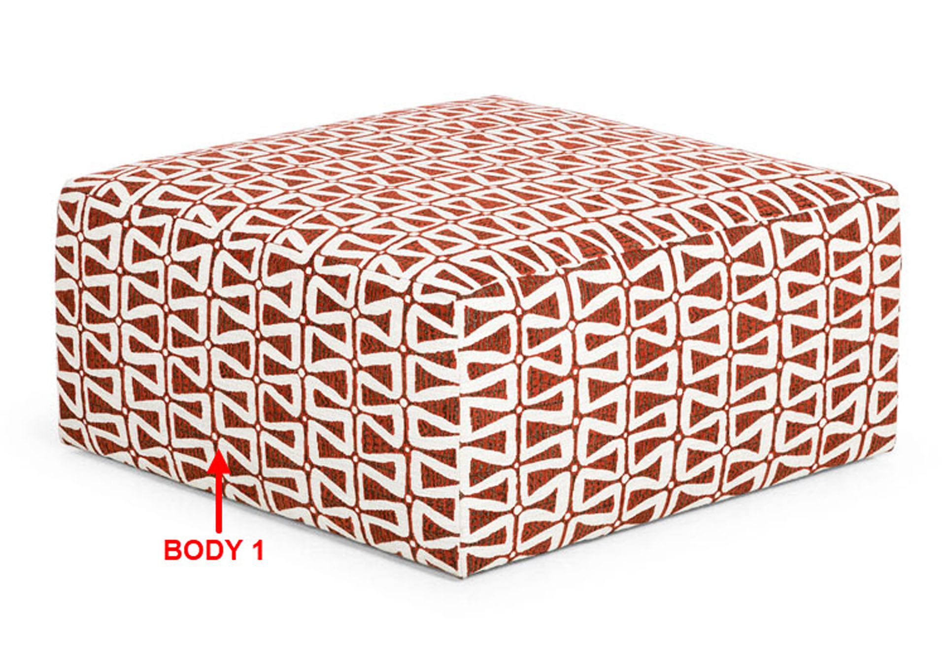 Performance Square Cocktail Ottoman,Stanton