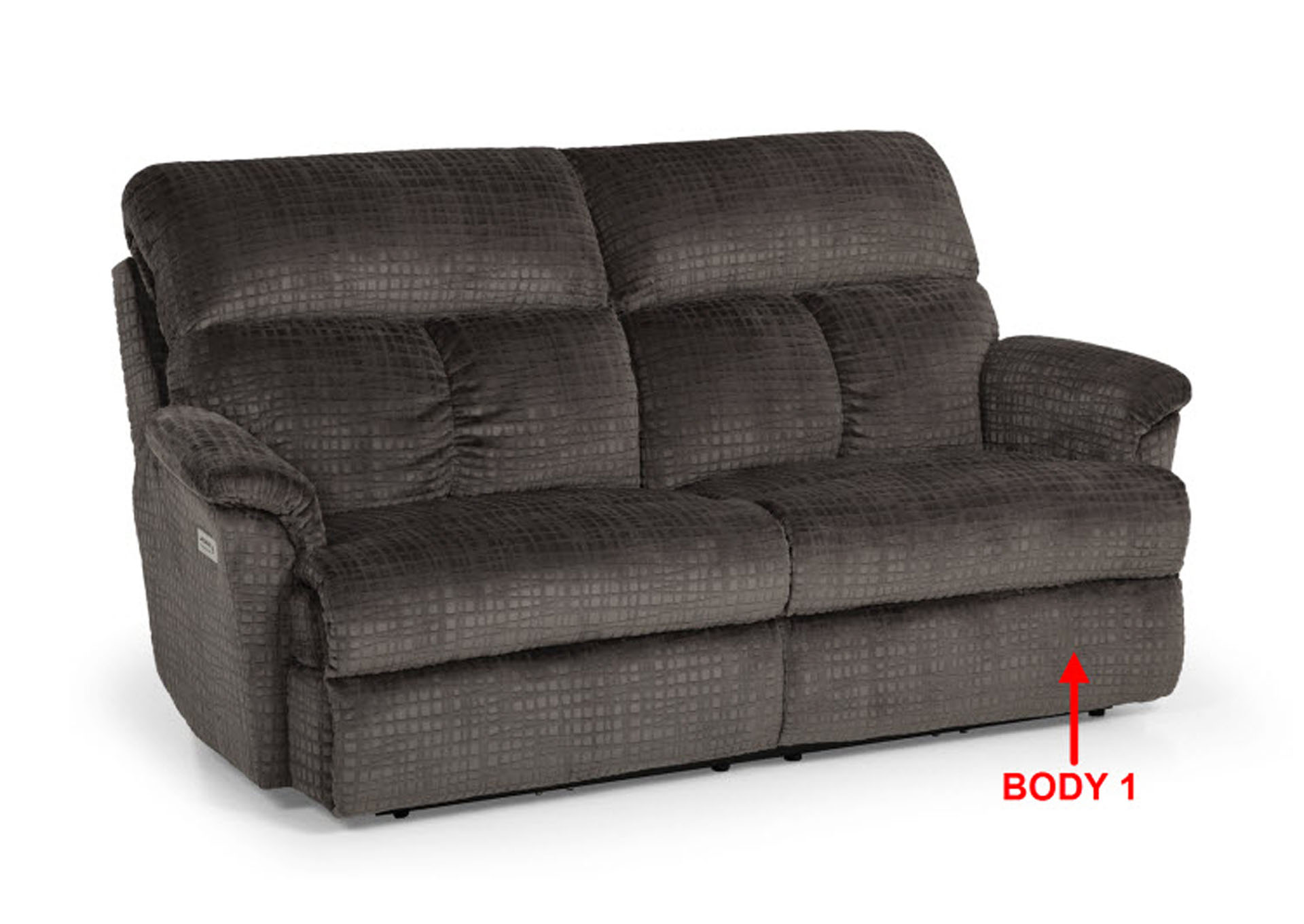 Performance Pwr HR/Lumbar WB Recl. Fabric Sofa,Stanton