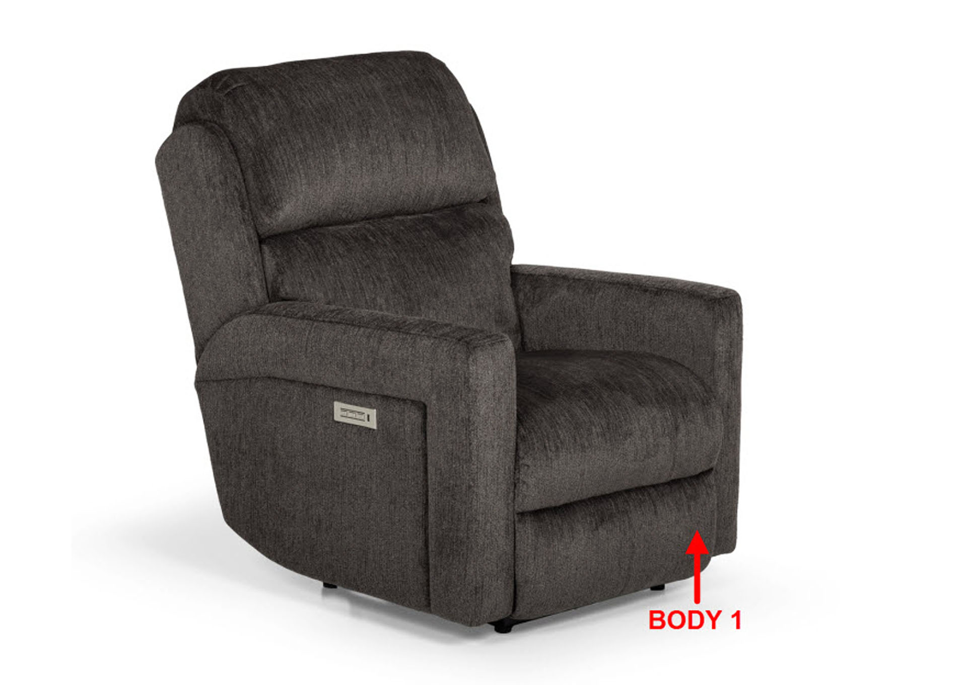 Value Selection Pwr HR/Lumbar Recl. Chr,Stanton