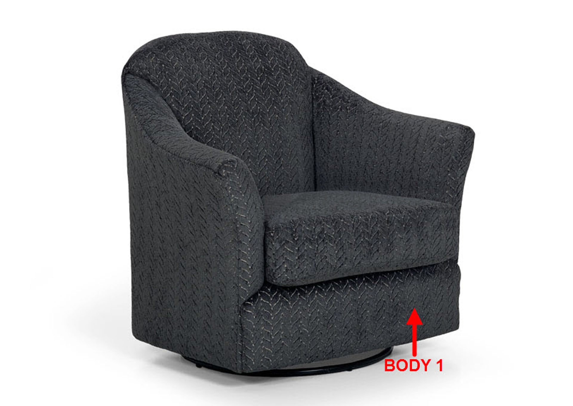 Performance Swivel Chair,Stanton