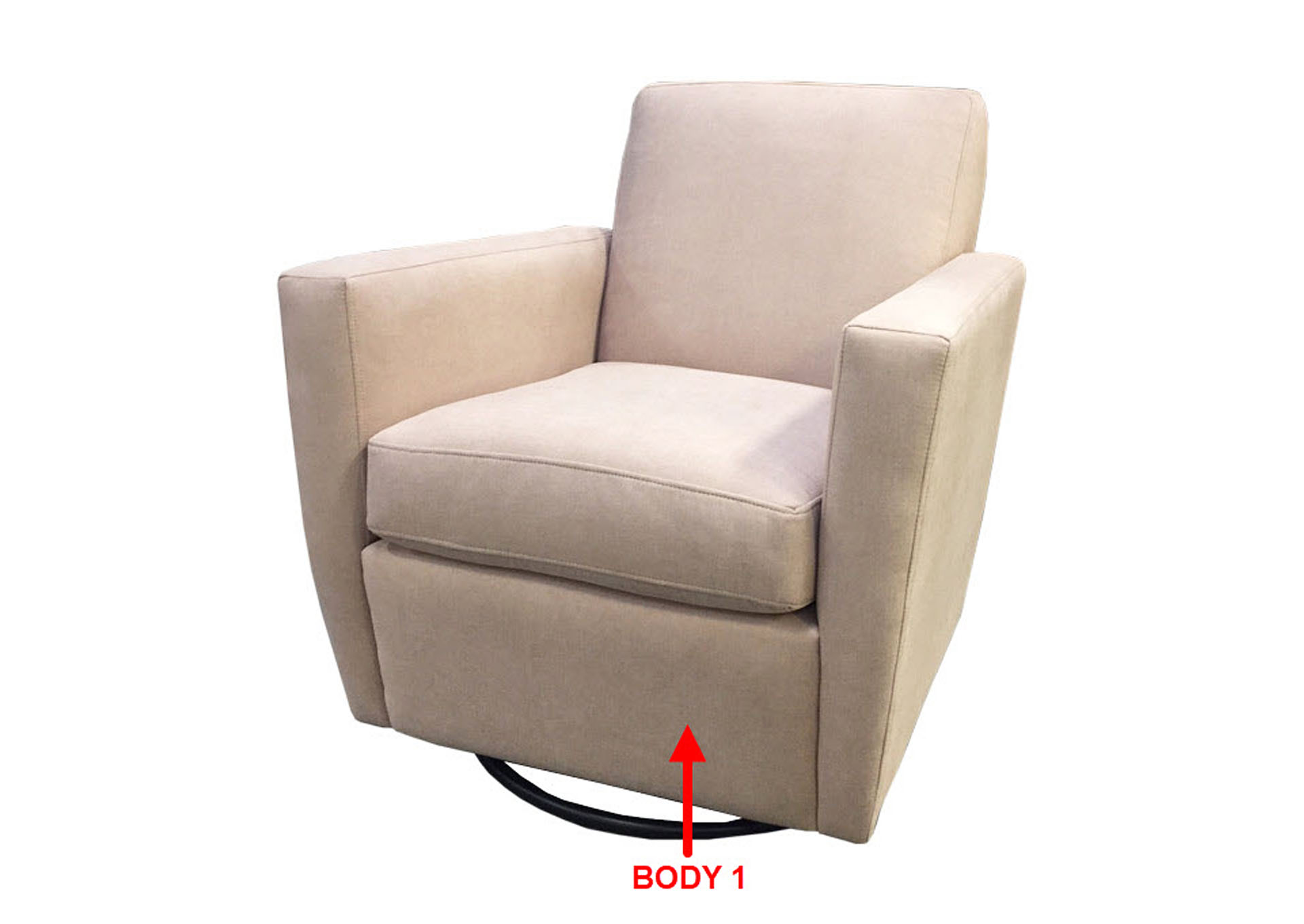 Performance Swivel Glider Occasional Chair,Stanton