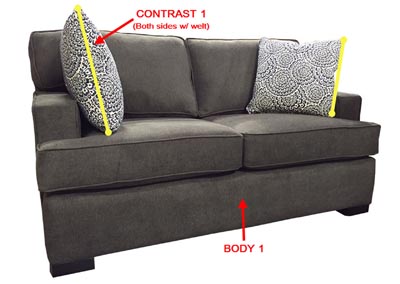 Image for Performance Loveseat w/ 2 Pillows