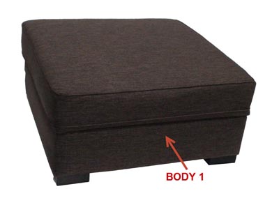 Image for Performance SquareStorage Ottoman