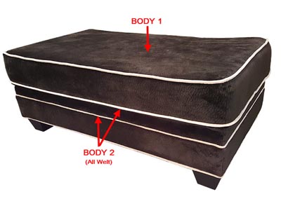 Image for Performance Rectangular Cocktail Ottoman