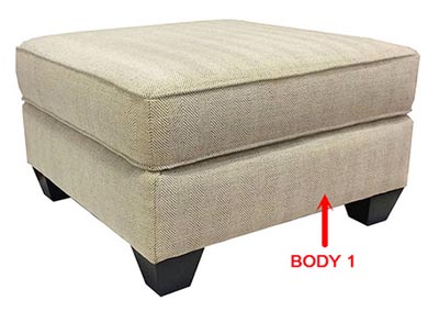 Image for Performance Small Square Ottoman