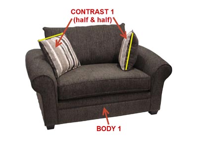 Image for Performance Double Chair w/ 2 Pillows