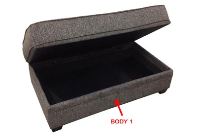 Image for Performance Rect Storage Ottoman