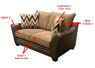 Image for Performance Loveseat w/ 2 Pillows