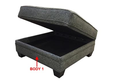 Image for Performance Storage Ottoman
