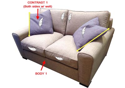 Image for Performance Loveseat w/ 2 Pillows