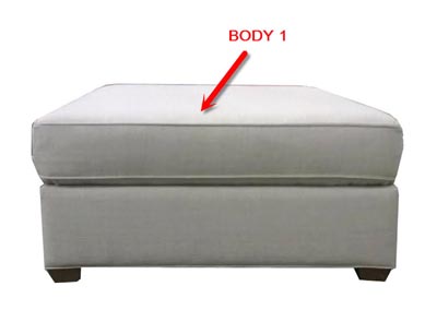 Image for Performance Square Cocktail Ottoman