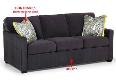 Image for Performance Loft Fabric Sofa w/ 2 Pillows