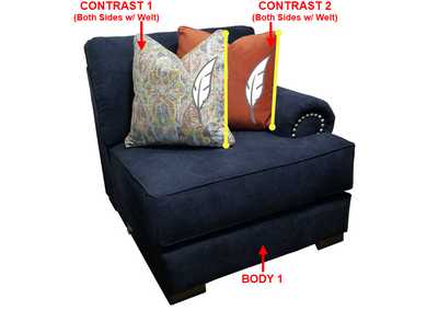 Image for Premium RSF 1 Arm Chair w/ 2 Pillows