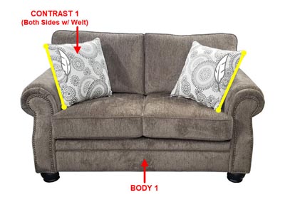 Image for Performance Loveseat w/ 2 Pillows