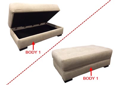 Image for Performance Rectangular Storage Ottoman