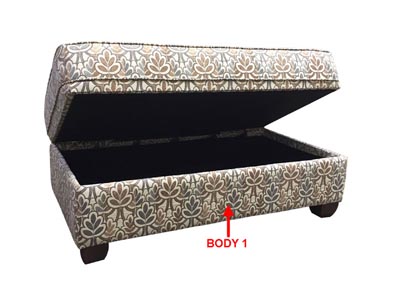 Image for Performance Rectangular Storage Ottoman