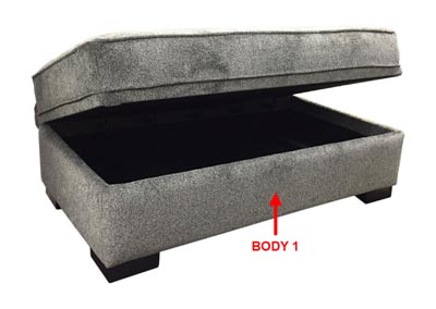 Image for Performance Rectangular Storage Ottoman