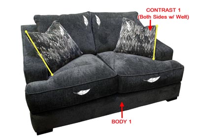 Image for Performance Loveseat w/ 2 Pillows