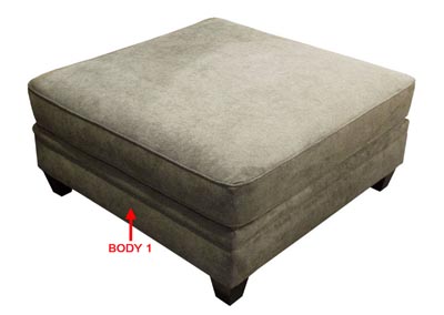 Image for Performance Square Cocktail Ottoman