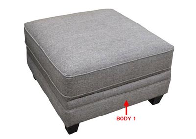Image for Performance Sm. Square Storage Ottoman