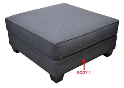 Image for Performance Square Cocktail Ottoman