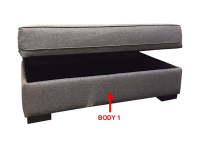 Image for Performance Rectangular Storage Ottoman
