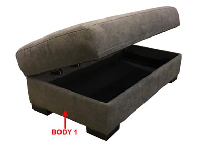 Image for Performance Rectangular Storage Ottoman